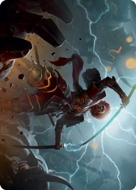 Image of Raiyuu, Storm's Edge Art Card [Kamigawa: Neon Dynasty Art Series]