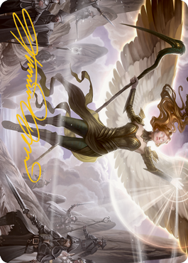 Image of Sigarda's Splendor Art Card (Gold-Stamped Signature) [Innistrad: Midnight Hunt Art Series]