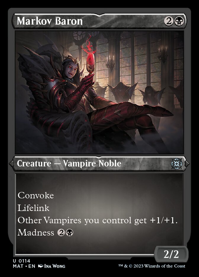 Image of Markov Baron (Foil Etched) [March of the Machine: The Aftermath]