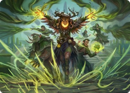 Image of Witherbloom Command Art Card [Strixhaven: School of Mages Art Series]