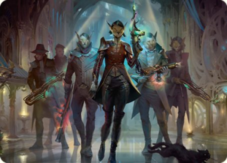 Image of Family's Favor Art Card [Streets of New Capenna Art Series]