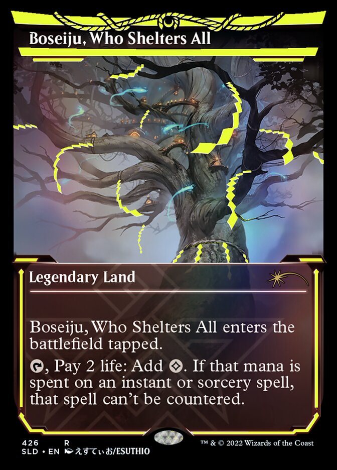 Image of Boseiju, Who Shelters All (Neon Ink Yellow) [Secret Lair Drop Series]