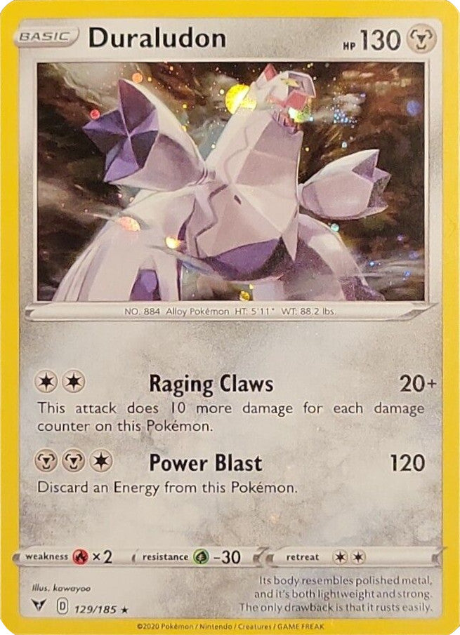 Image of Duraludon (129/185) (Cosmos Holo) [Sword & Shield: Vivid Voltage]