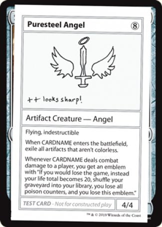 Puresteel Angel (2021 Edition) [Mystery Booster Playtest Cards]
