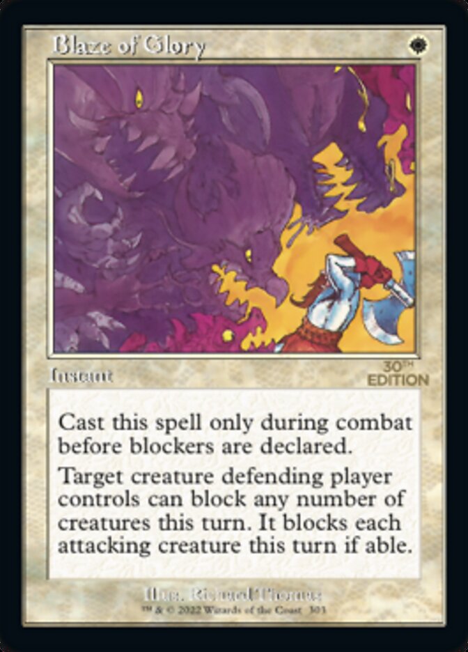 Image of Blaze of Glory (Retro) [30th Anniversary Edition]