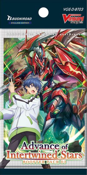 Image of ADVANCE OF INTERTWINED STARS Cardfight Vanguard VGE-D-BT03 Booster Pack