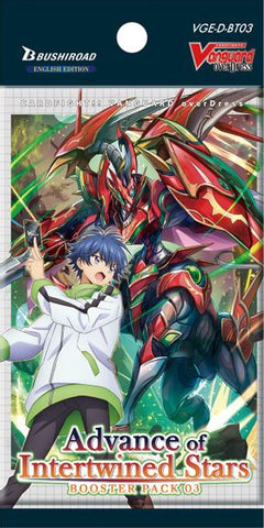 ADVANCE OF INTERTWINED STARS Cardfight Vanguard VGE-D-BT03 Booster Pack
