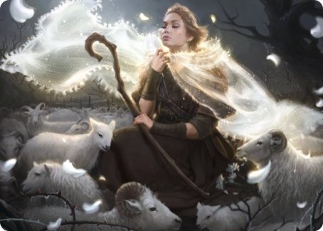 Image of Ancestor's Embrace Art Card [Innistrad: Crimson Vow Art Series]