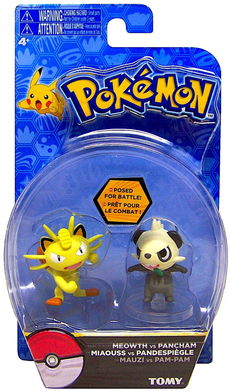 Meowth vs Pancham Action Figure