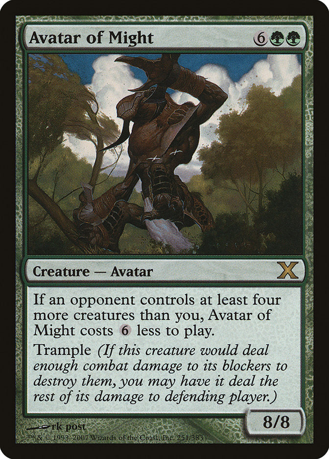 Image of Avatar of Might [Tenth Edition]