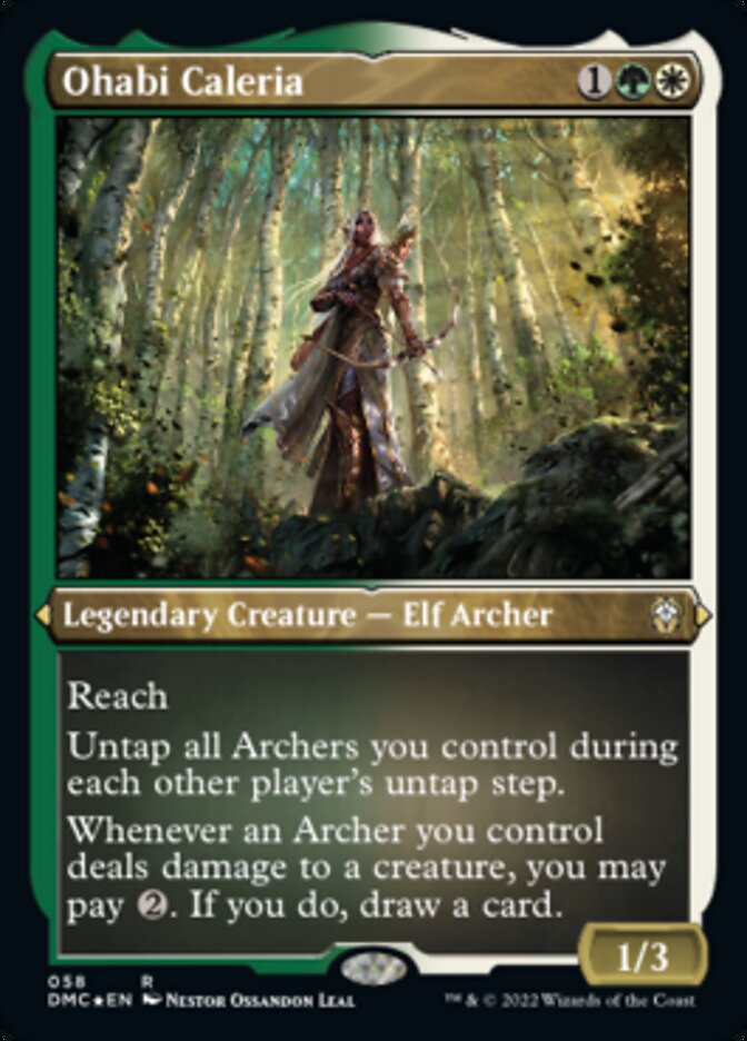 Image of Ohabi Caleria (Foil Etched) [Dominaria United Commander]