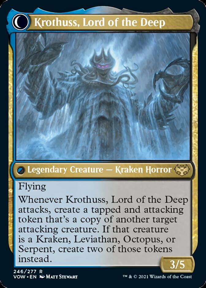 Image of Runo Stromkirk // Krothuss, Lord of the Deep [Innistrad: Crimson Vow]