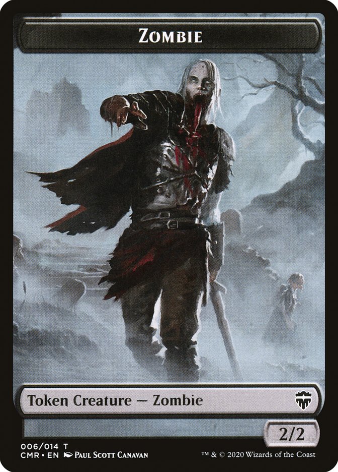 Image of Soldier // Zombie Double-Sided Token [Commander Legends Tokens]