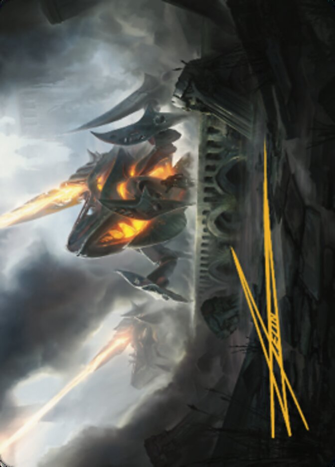Image of Skitterbeam Battalion Art Card (Gold-Stamped Signature) [The Brothers' War Art Series]
