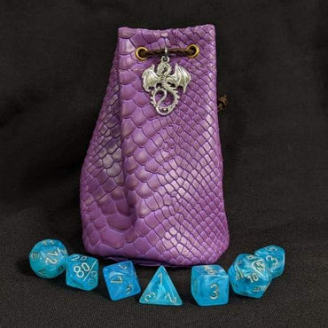Purple Dragonhide Dice Bag (Medium)
