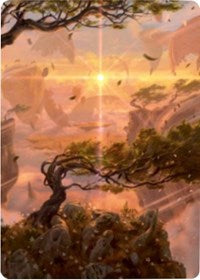 Image of Windswept Heath Art Card [Zendikar Rising Art Series]