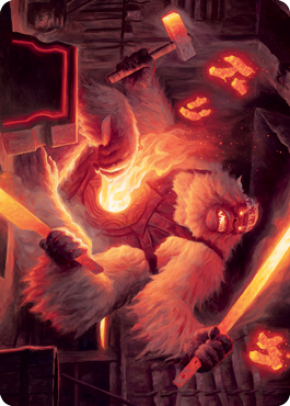 Image of Kami of Industry Art Card [Kamigawa: Neon Dynasty Art Series]