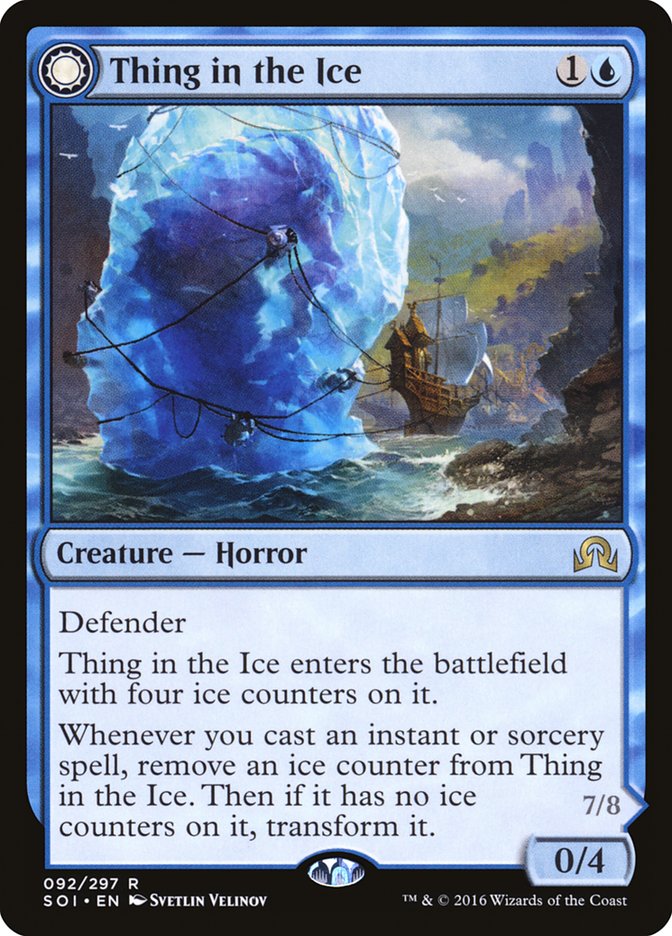 Image of Thing in the Ice // Awoken Horror [Shadows over Innistrad]