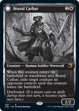 Image of Brutal Cathar // Moonrage Brute [Innistrad: Double Feature]