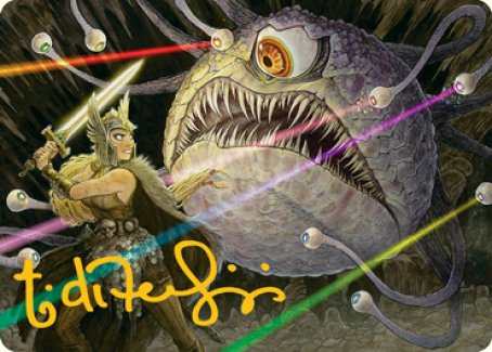 Image of Hive of the Eye Tyrant Art Card (Gold-Stamped Signature) [Dungeons & Dragons: Adventures in the Forgotten Realms Art Series]