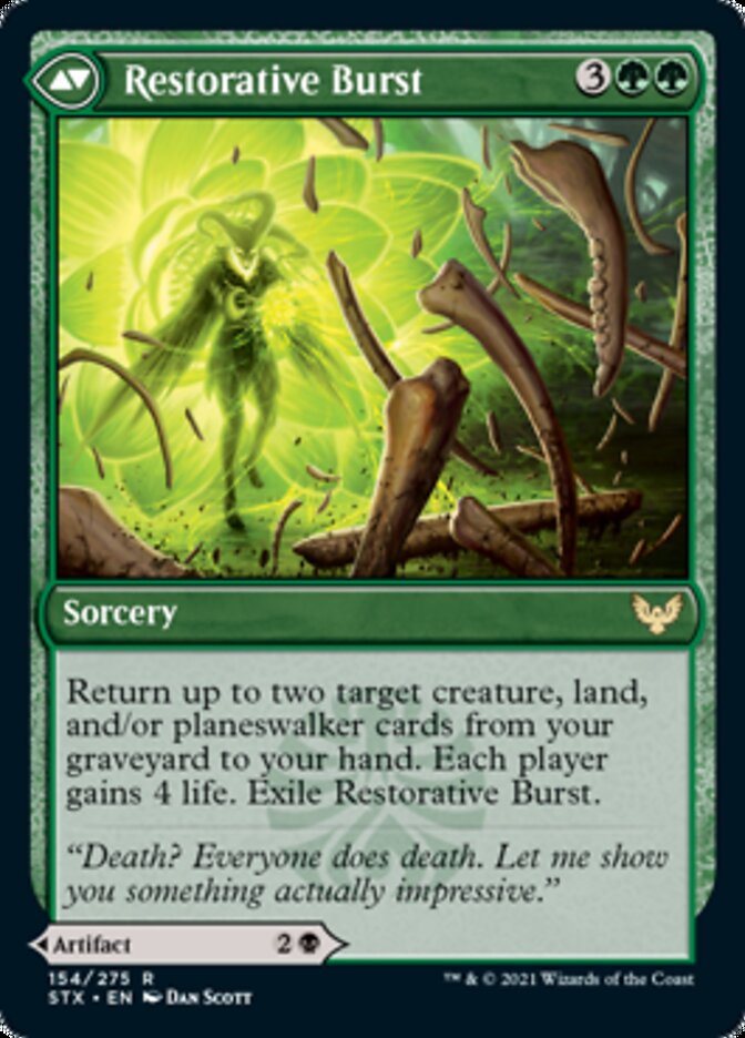 Image of Pestilent Cauldron // Restorative Burst [Strixhaven: School of Mages]