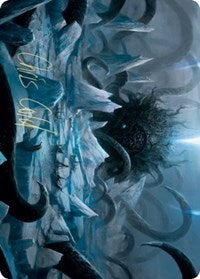 Image of Icebreaker Kraken Art Card (Gold-Stamped Signature) [Kaldheim Art Series]