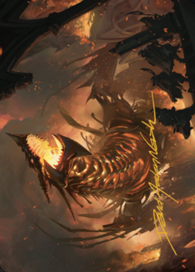 Image of The Fall of Kroog Art Card (Gold-Stamped Signature) [The Brothers' War Art Series]