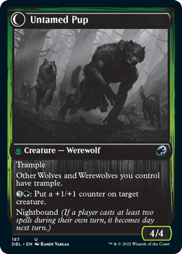 Image of Hound Tamer // Untamed Pup [Innistrad: Double Feature]