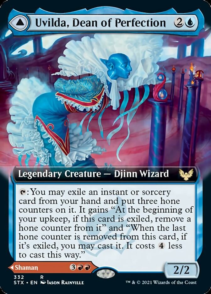 Image of Uvilda, Dean of Perfection // Nassari, Dean of Expression (Extended Art) [Strixhaven: School of Mages]