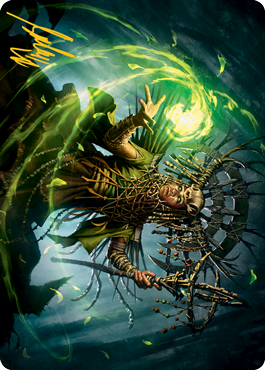 Image of Katilda, Dawnhart Prime Art Card (Gold-Stamped Signature) [Innistrad: Midnight Hunt Art Series]