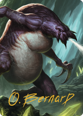 Image of Ettercap Art Card (Gold-Stamped Signature) [Commander Legends: Battle for Baldur's Gate Art Series]