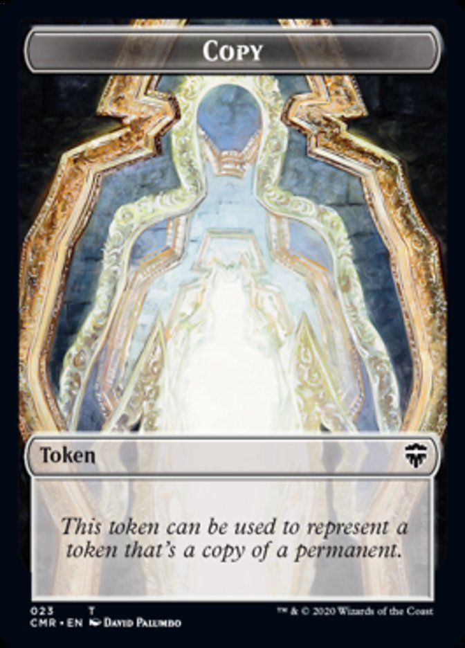 Image of Copy (023) // Saproling Double-Sided Token [Commander Legends Tokens]