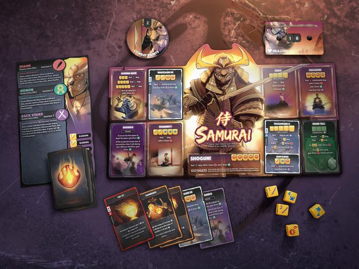 Image of Dice Throne Season 2: Gunslinger Vs Samurai (Battle 1)