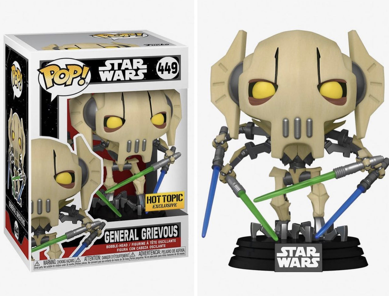 Image of General Grievous (Hot Topic Exclusive)(Star Wars) #449