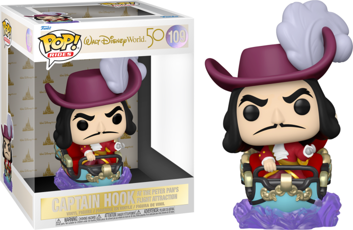 Image of Captain Hook (At the Peter Pan's Flight Attraction) (Walt Disney World 50) #109