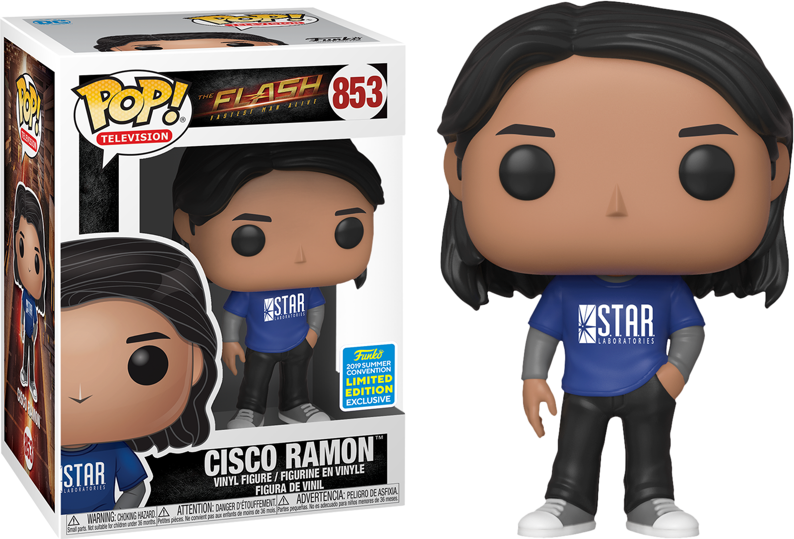 Image of Cisco Ramon (The Flash) (Funko 2019 Summer Convention Limited Edition Exclusive) #853