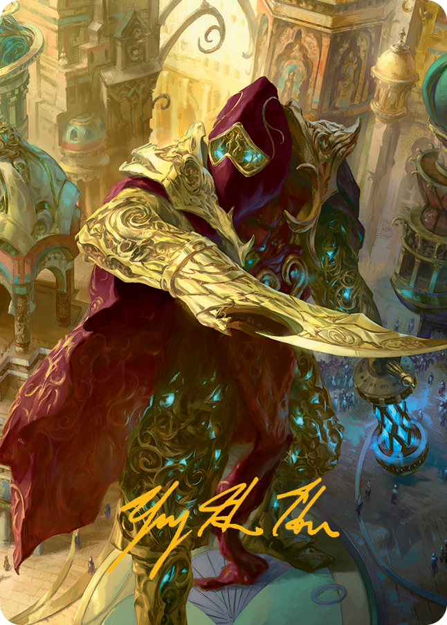 Image of Baral, Chief of Compliance Art Card (Gold-Stamped Signature) [March of the Machine Art Series]