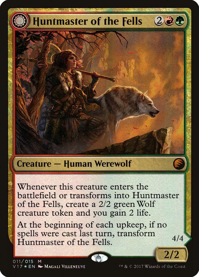 Image of Huntmaster of the Fells // Ravager of the Fells [From the Vault: Transform]