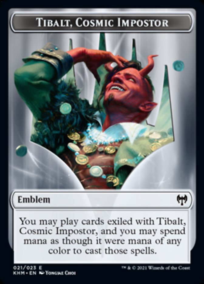 Image of Tibalt, Cosmic Impostor Emblem [Kaldheim Tokens]