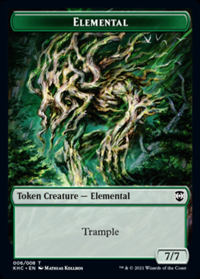 Image of Elemental Token [Kaldheim Commander Tokens]