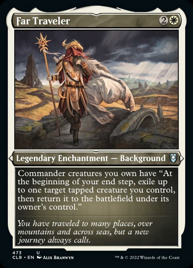 Image of Far Traveler (Foil Etched) [Commander Legends: Battle for Baldur's Gate]