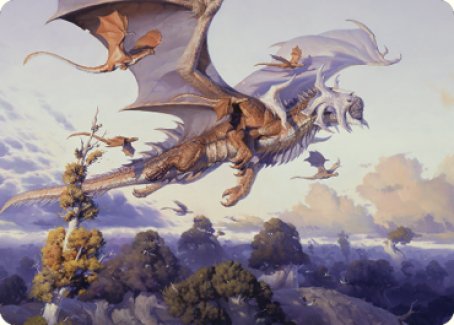 Image of Rith, Liberated Primeval Art Card [Dominaria United Art Series]
