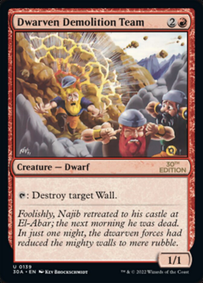Image of Dwarven Demolition Team [30th Anniversary Edition]
