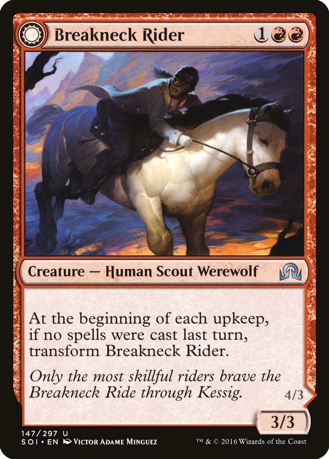 Image of Breakneck Rider // Neck Breaker [Shadows over Innistrad]