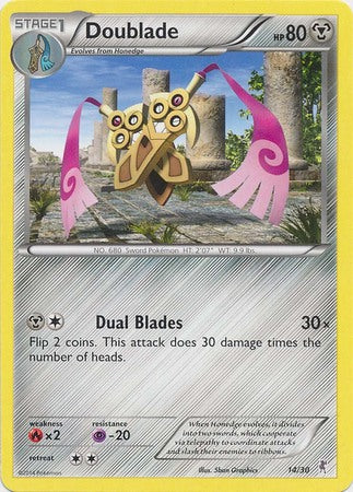 Image of Doublade (14/30) [XY: Trainer Kit 1 - Bisharp]