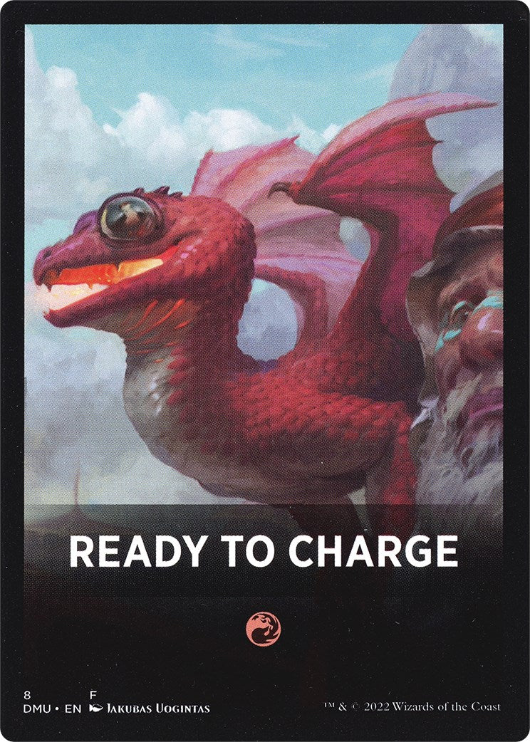 Image of Ready to Charge Theme Card [Dominaria United Tokens]