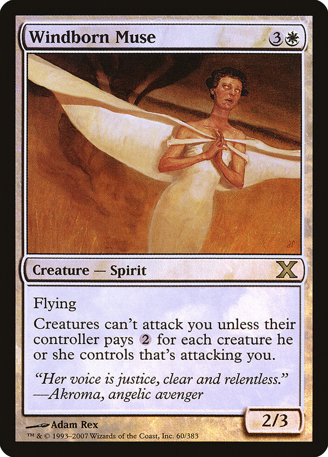 Image of Windborn Muse (Premium Foil) [Tenth Edition]