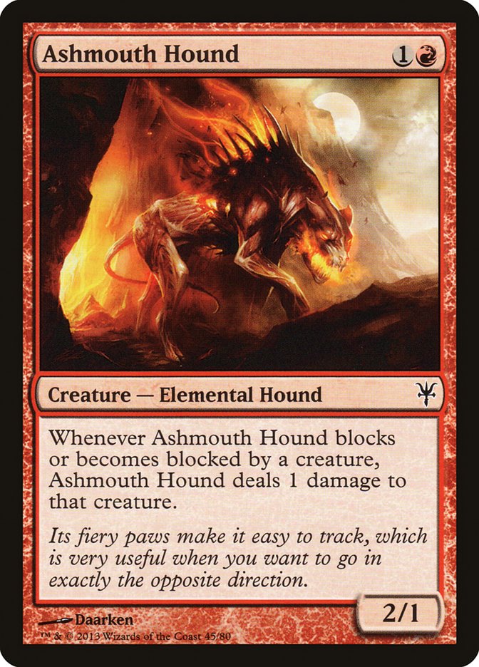 Image of Ashmouth Hound [Duel Decks: Sorin vs. Tibalt]
