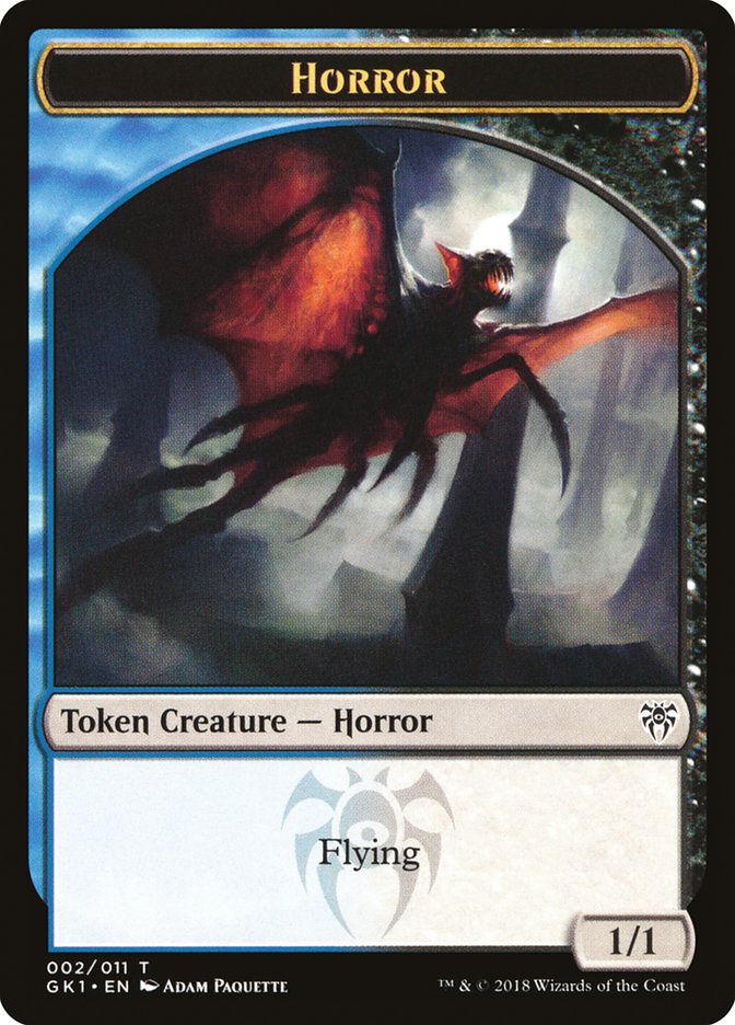 Image of Copy // Horror Double-Sided Token [Guilds of Ravnica Guild Kit Tokens]