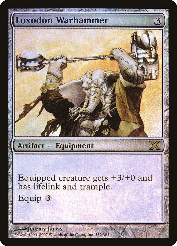 Image of Loxodon Warhammer (Premium Foil) [Tenth Edition]